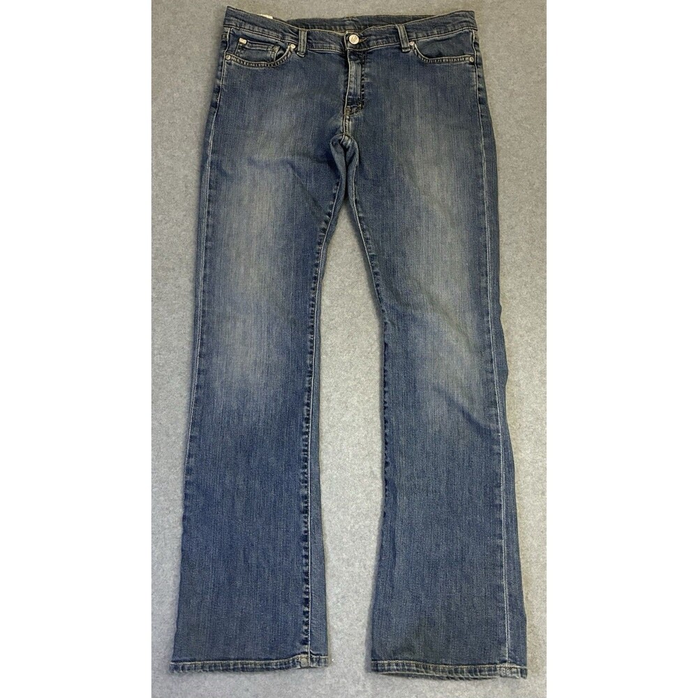 Men’s Lacoste Straight Leg Jeans Blue Denim Size 32x30 Tag 42 Made Morocco